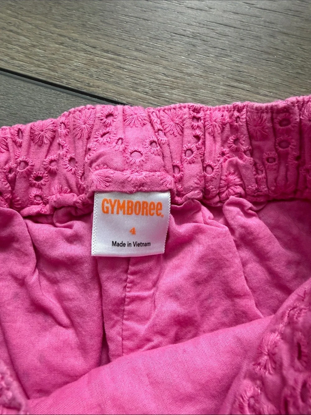 Gymboree Hot Pink Eyelet Shorts